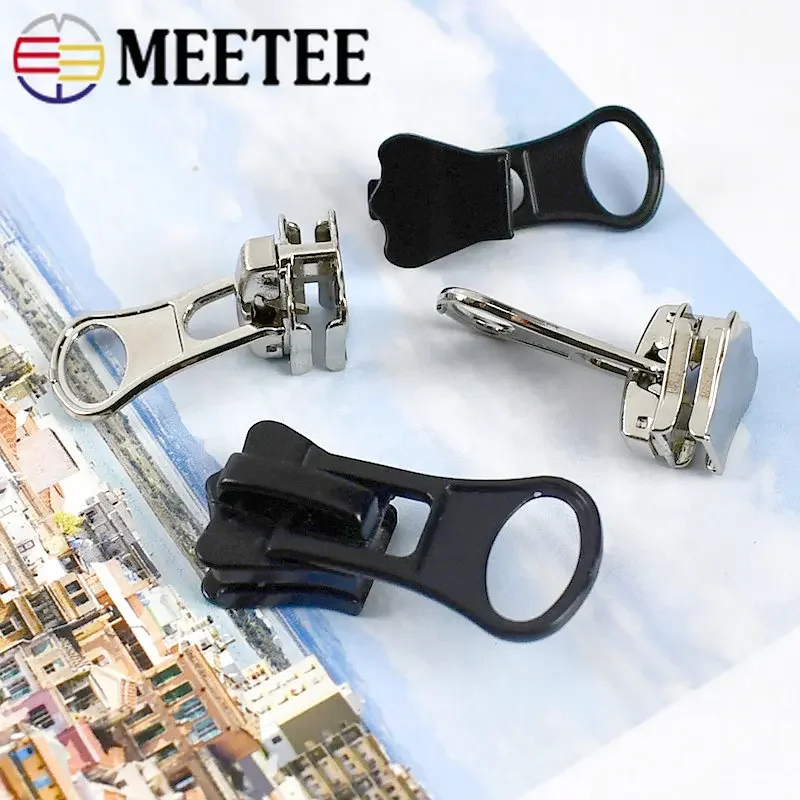 10Pcs 3 #5 #8 # 10# Zipper Sliders für Harz Reißverschlüsse Rucksack Tasche Zip Puller Kopf Zips reparatur Kit DIY Nähen Kleidung Zubehör