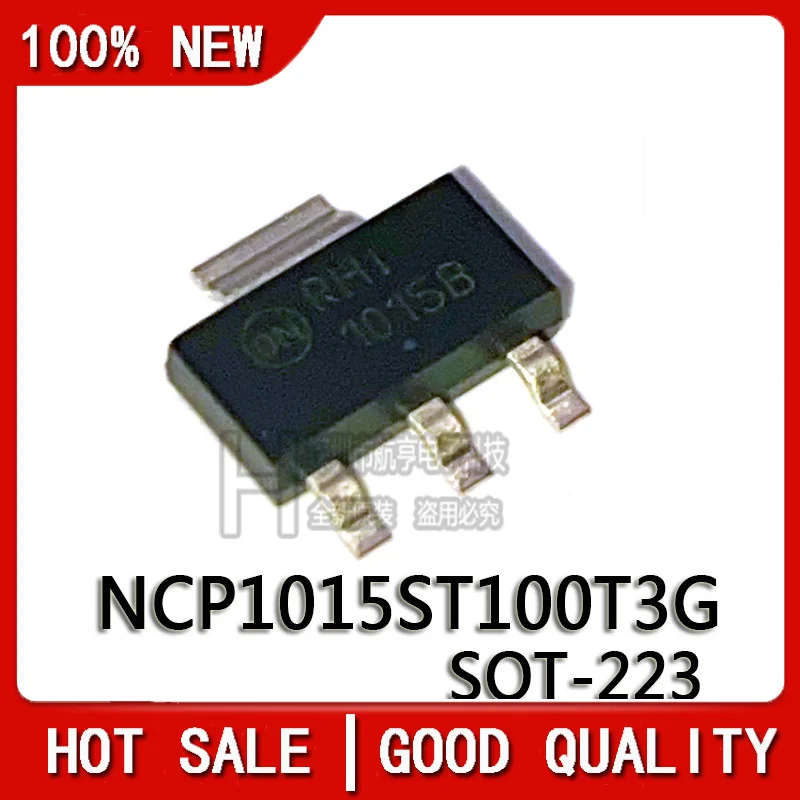 10PCS/LOT 100% NEW NCP1015ST100T3G NCP1015ST100 1015B SOT223 Chipset