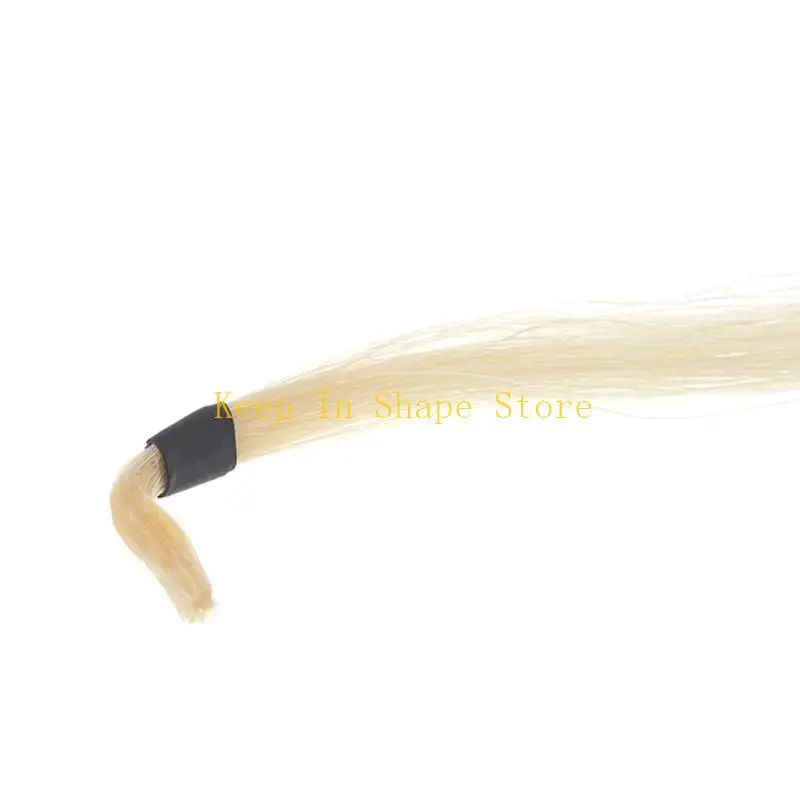 U1JC 1pc 79cm Natural White Horse Hair Erhu Bow Hairs Musical Instrument Parts