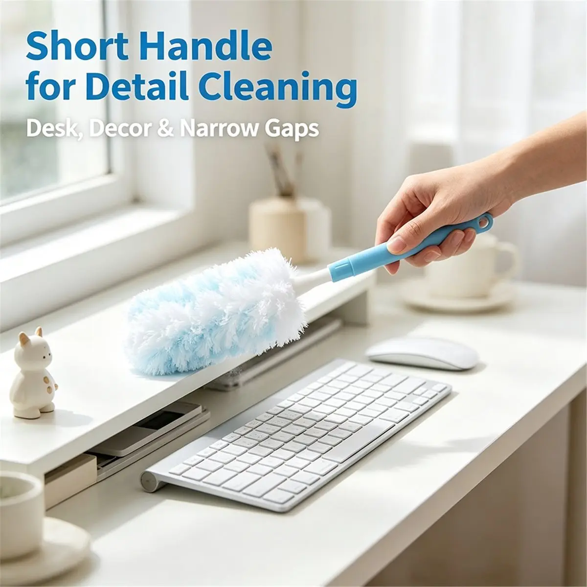 50pcs Electrostatic Dusting Duster, Disposable, Retractable, Dusting and Sweeping Tool, Ceiling Cleaning Wonder