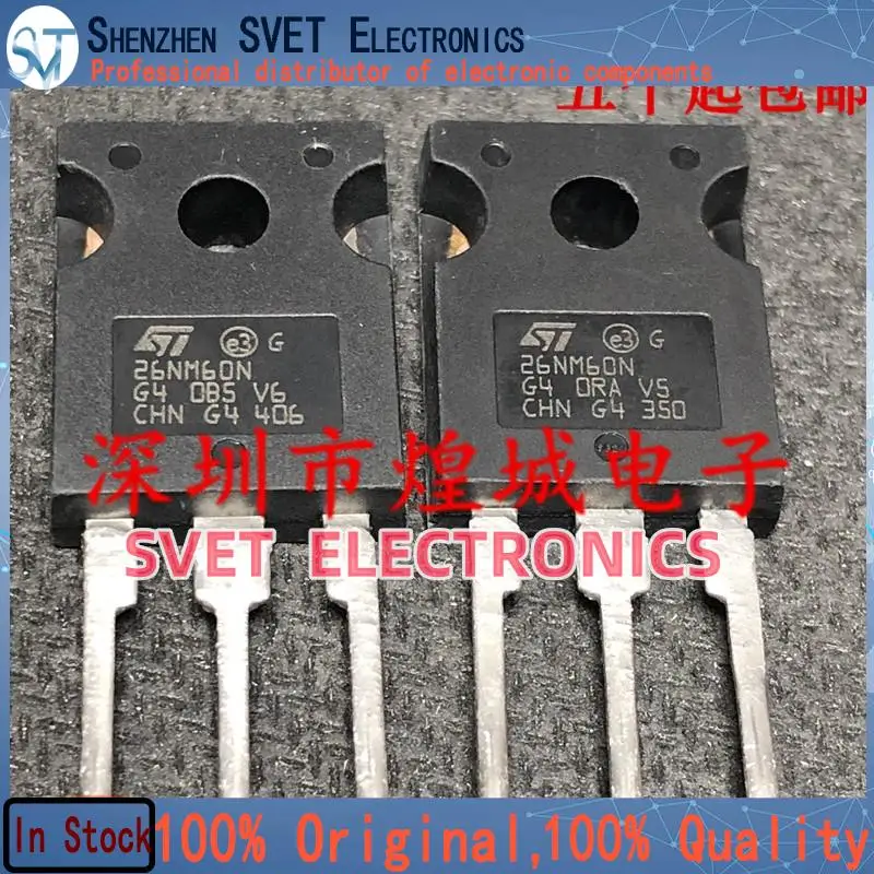 10PCS-50PCS  STW26NM60N W26NM60N TO-247 600V 26A   Original In Stock Fast shipping