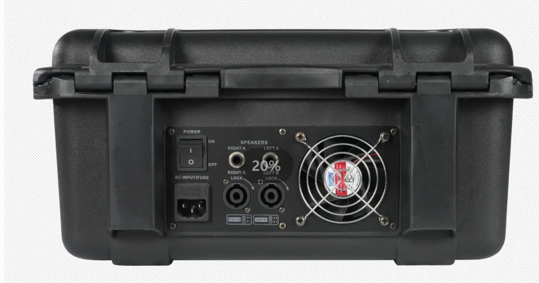 Portable Box Power Mixer 8 Channels 16 DSP Effects USB Interface