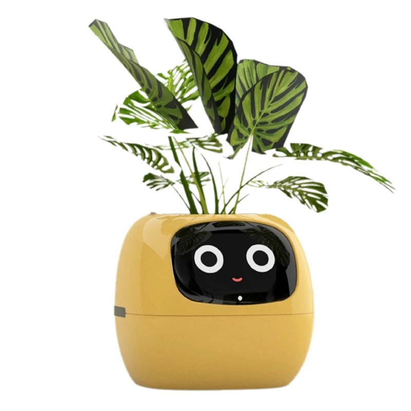 Ivy Smart Planter,USB Rechargeable Indoor Small Flower Pot For Indoor Decoration Make Raising Plant Easy And Fun