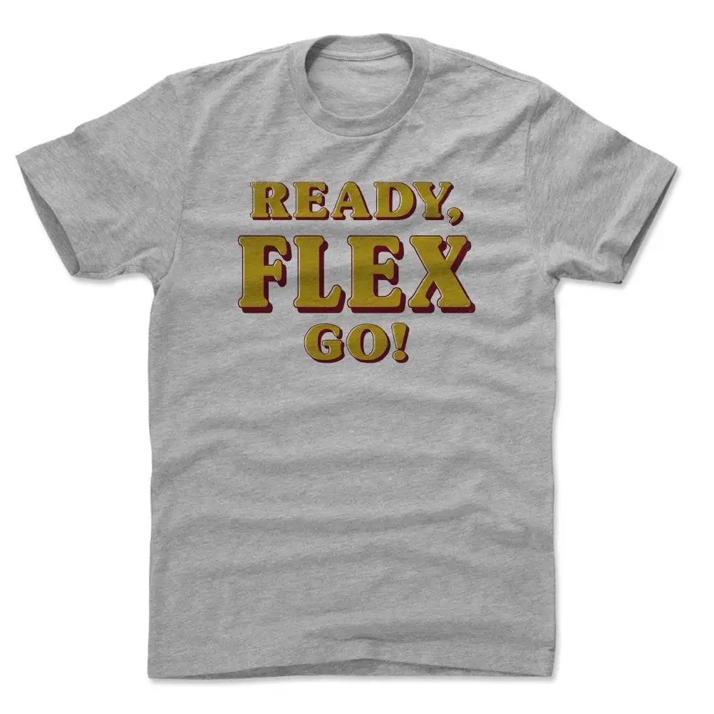 Workout Men's Cotton T Shirt Training Fitness Ready Flex Go