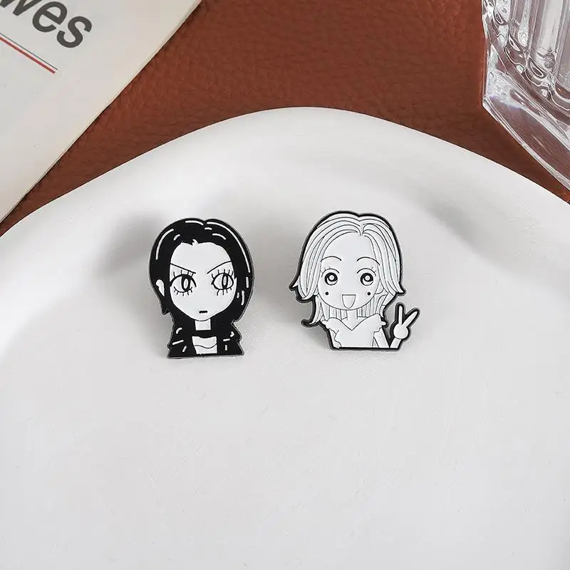 [MOA]Comic Girls Nana Enamel Pin Classic Japanese Anime Character Brooches Lapel Backpack Badge Cartoon Jewelry Gift[MOA] view 4