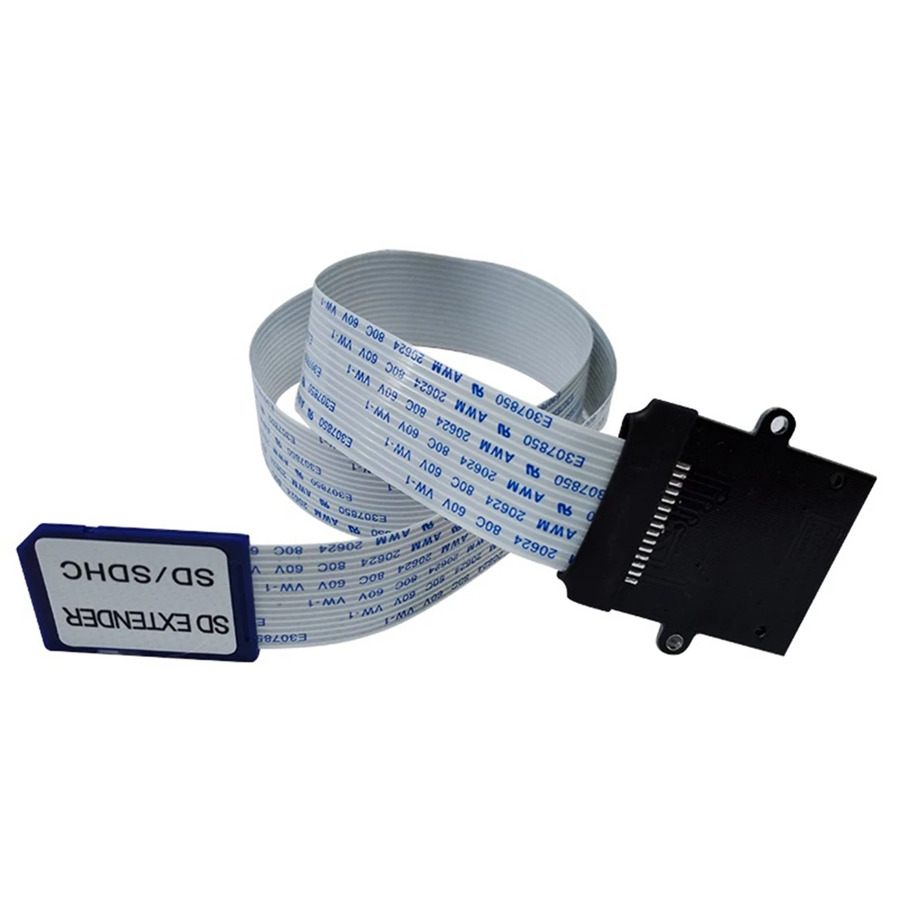 DT85 SD to SD Card Extension Cable Card Read Adapter Flexible Extender Micro-SD to SD/SDHC/SDXC Memory Card Extender Linker