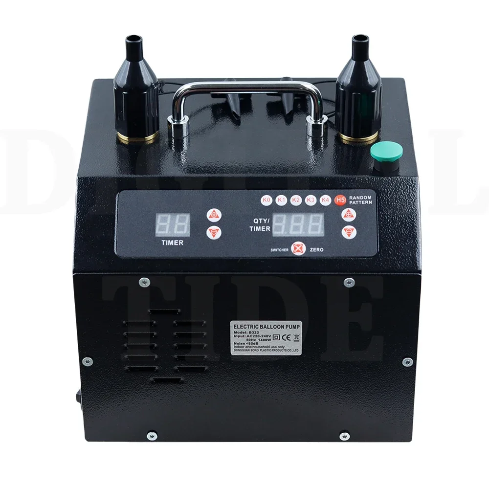 Elektrische ballonpomp met timer, app-besturing, voor B322 3S 5S, 1400W