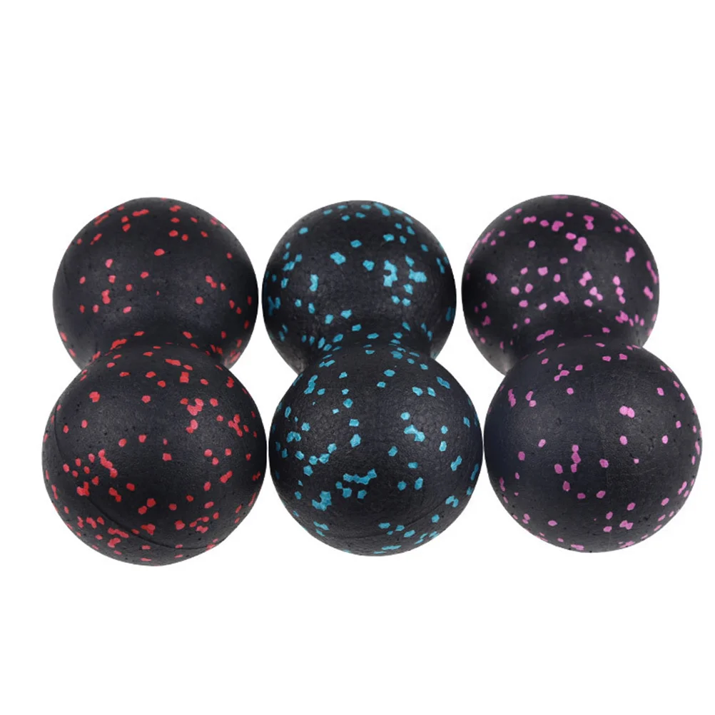 3 قطع من أسطوانة اليوجا الفول السوداني، تصميم إبداعي، أداة استرخاء العضلات العملية، محمولة، سهلة الاستخدام في أي مكان، كرة تدليك #5