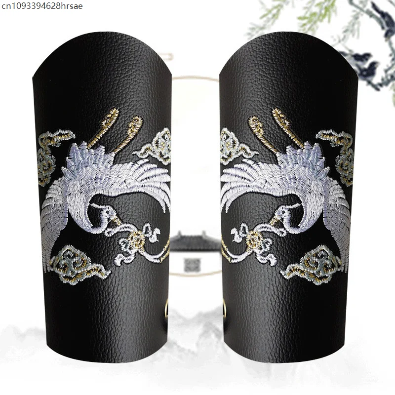 고대 Hanfu Bracer 여성 남성 명나라 코스프레 팔찌 중국 전통 검객 Bracers Hanfu 장식 액세서리
