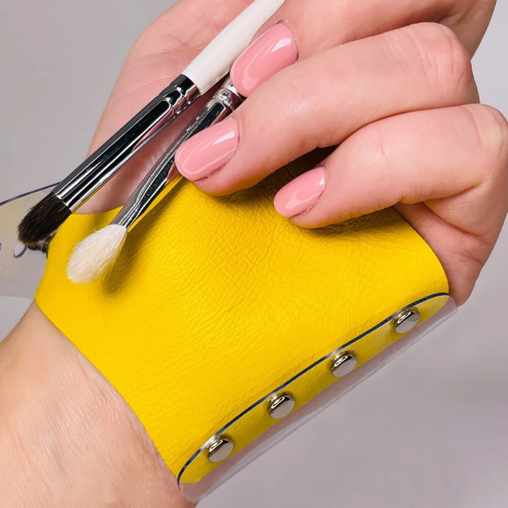 قفازات فنان ماكياج احترافية من الجلد الطبيعي ، أدوات وظيفية ، مريحة وعصرية