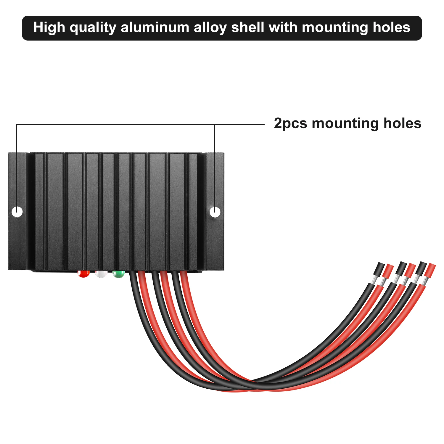 10A 20A 12V 24V Waterproof PWM Mini Solar Charge Controller Regulator IP68 with Cable