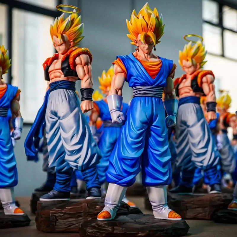 جديد 30 سنتيمتر Jt اللعب Gogeta الشكل فيجيتو عمل أرقام لعبة دراغون بول أنيمي نموذج جمع زخارف مكتب تمثال نموذج ديكور دمى هدايا