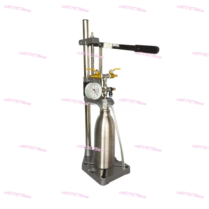 

Original Pulp Self-brewed Beer Isobaric Filler Defoaming Bottling Equipment PET Bottle Glass Liquid Manual Filling Machine