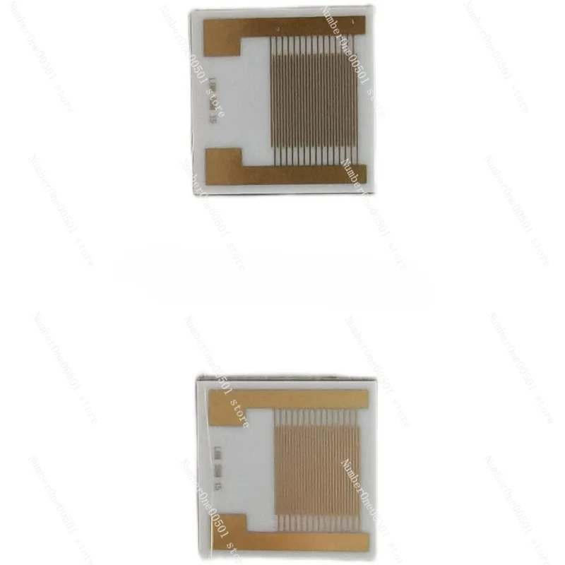 80um High Temperature Ceramic Interdigitated Gold Electrode Thin Film Circuit IDE Capacitive Gas Humidity Biosensor Chip