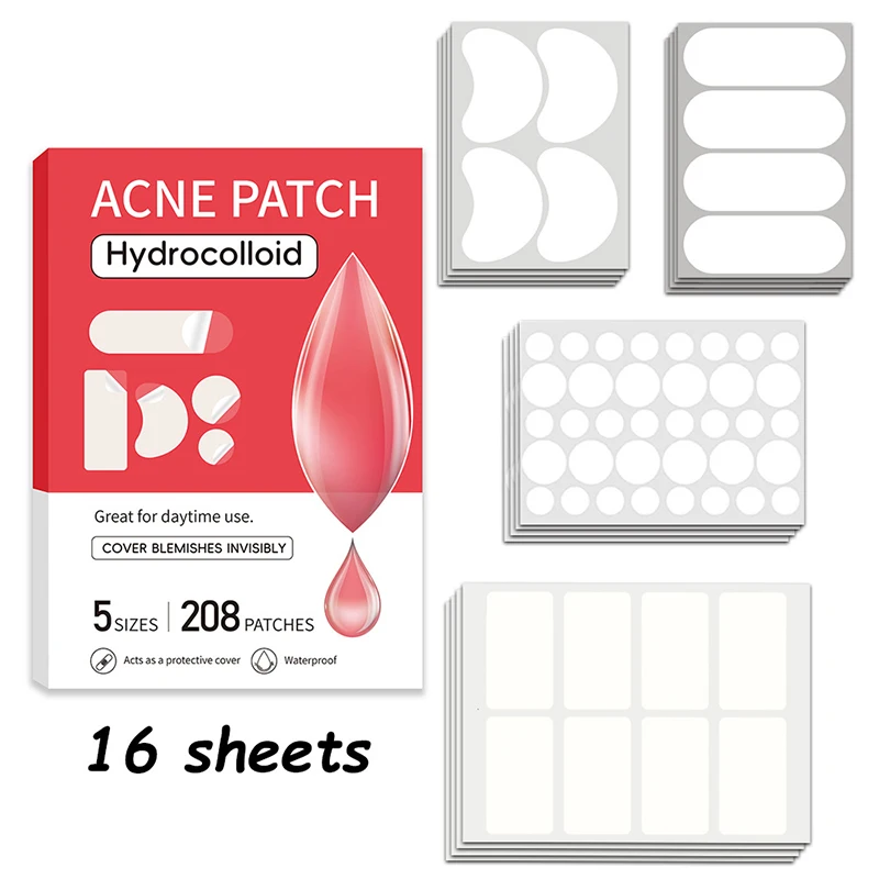 Hydrocolloid Acne Patch Invisible Closed Mouth Invisible Acne Face Invisible Waterproof And Breathable Skin Patch Skin Care Tool