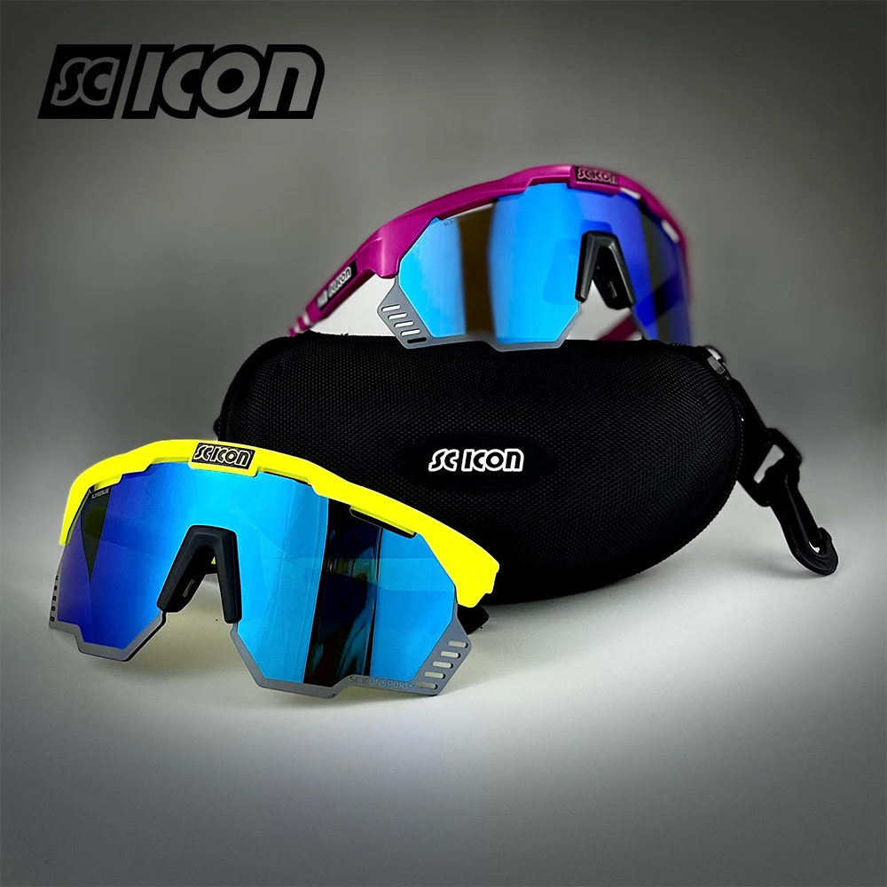 【セール中】SCICON アウトドアハイキング日焼け止めメガネ女性電動自転車サングラス UV400 メンズドライビングシェードゴーグル MTB バイクサングラス