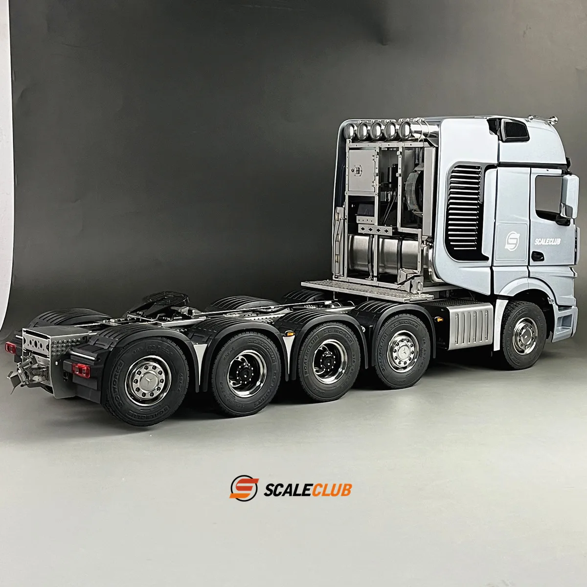 Scaleclub Model 1/14 Dla Benz 10X10 Ciężkie holowanie Dla Oka SLT Duża ciężarówka transportowa Dla Tamiya Lesu Rc Przyczepa Wywrotka