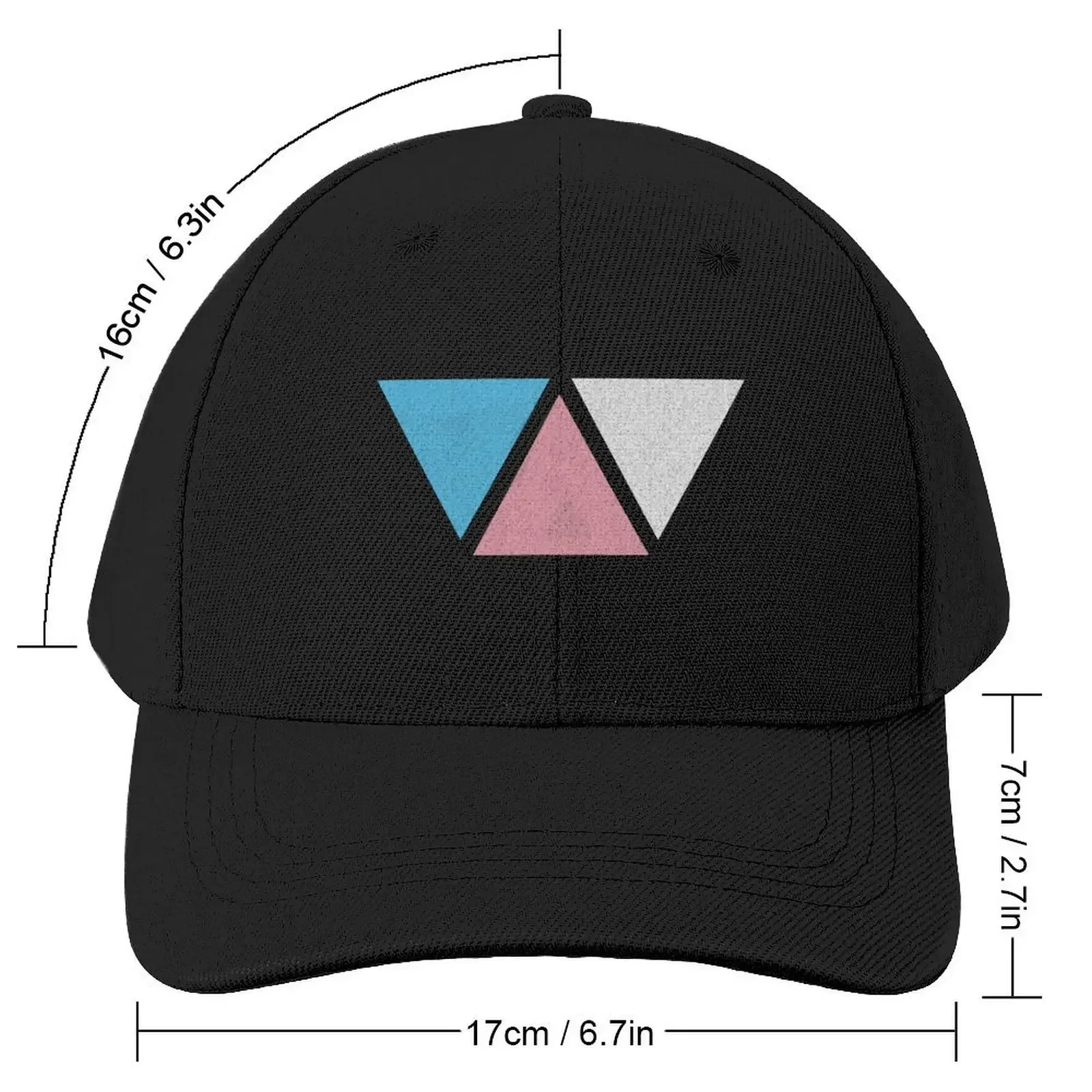 Trans Pride Triangles, Transgender Equality Baseball Cap funny hat Snapback Cap Women's Golf Clothing Men's