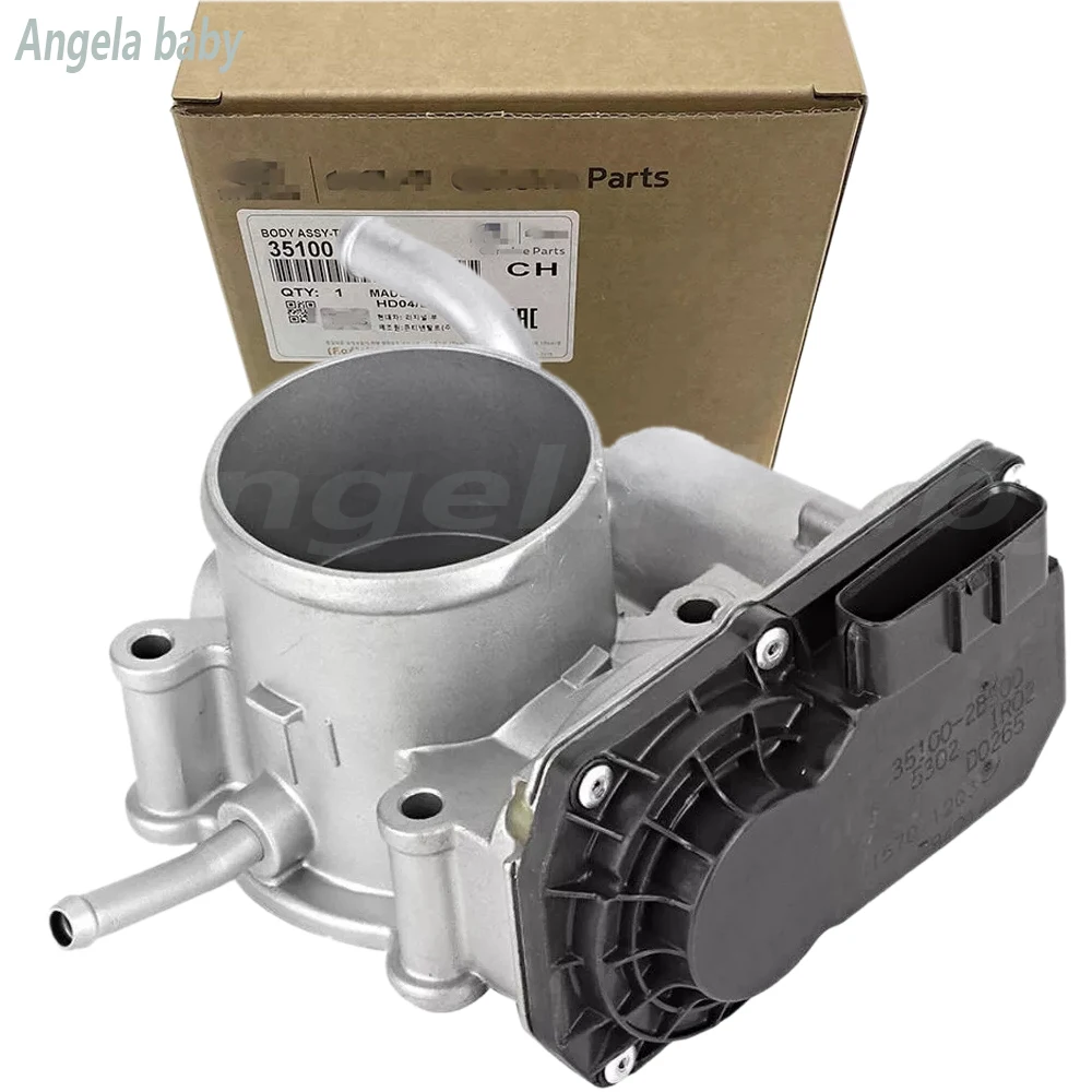 New Throttle Body OEM 35100-2B300 For Hyunda-i Accent & Veloster, Ki-a Rio & Soul
