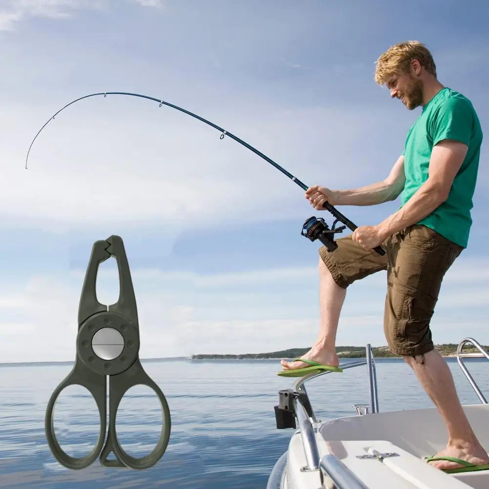 Fish Controller Tool Escape-proof Fish Gripper with Sawtooth Mouth Lip Grabber Control Clamp Mini Handheld Fishing for Outdoor