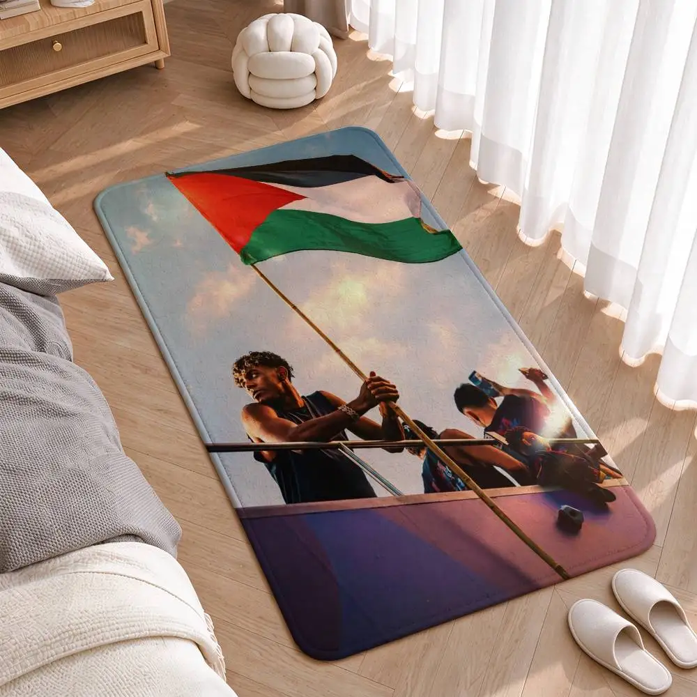 La-Joya L-Lamine Y-YamalS-S Home Decor Short Plush Floor Mat, Non-Slip & Easy to Clean for Multi Doorways
