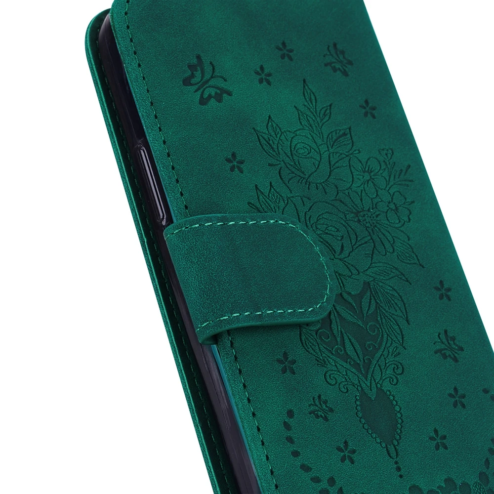 Wallet Leather Case for Xiaomi Redmi Note 11 12 12S 10 9 8 Pro 11S 10S 9S 10T 8T 12C 10C Cases Flower Butterfly Flip Phone Cover image 6