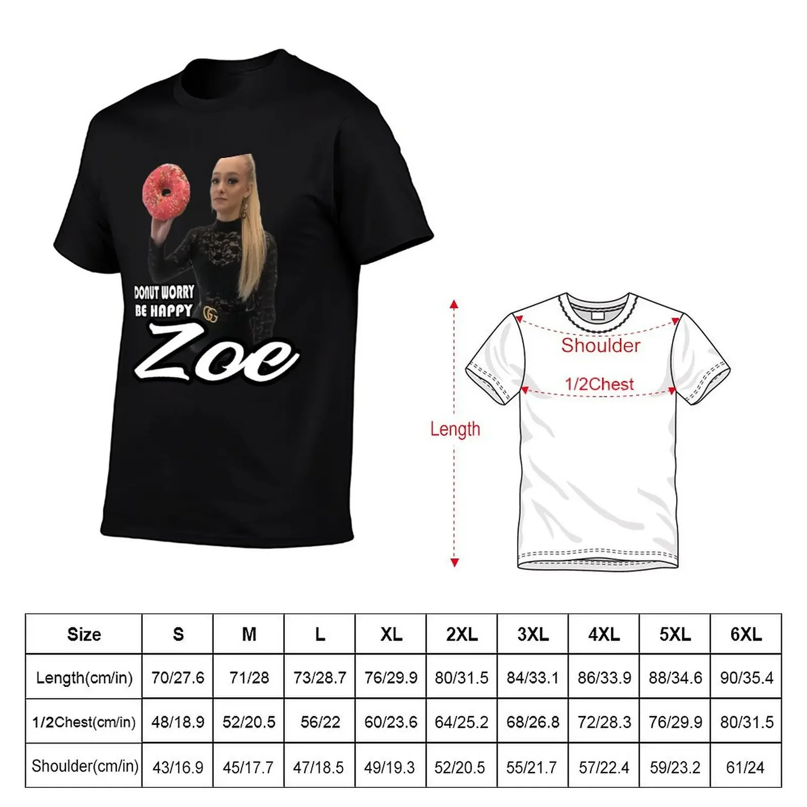 Zoe Laverne Zonut Zody T Shirt Zody Hoodies Zonuts Zody Merch T-Shirt hippie clothes graphics Men's cotton t-shirt