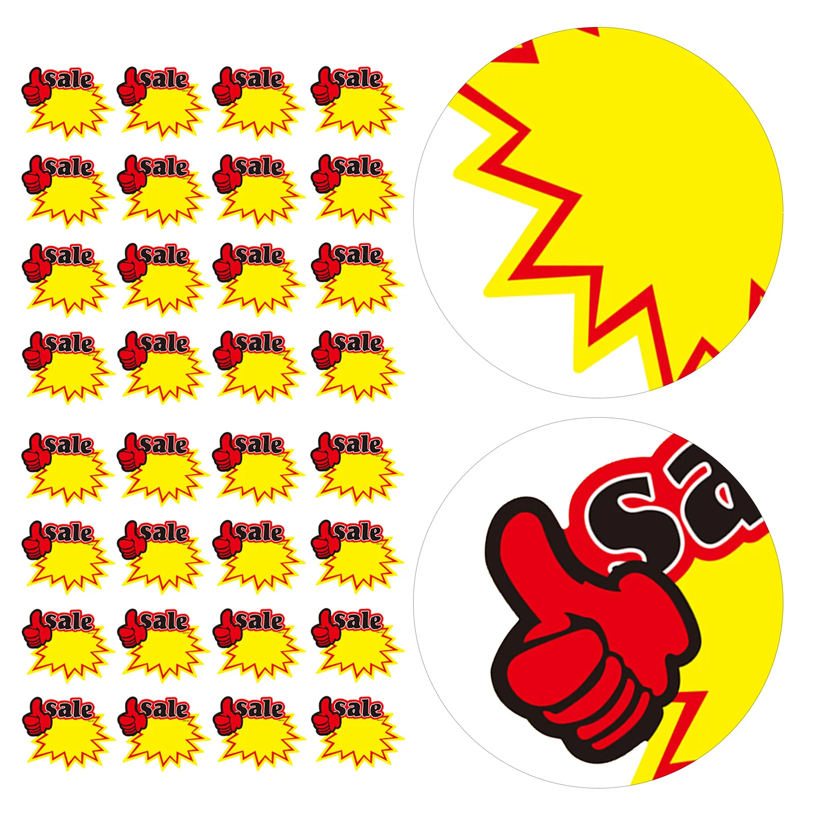 

50Pcs Price Tags Shop Price Tags Premium Paper Signs for Advertising Promotion Sale Stickers Retail Business Special Offers