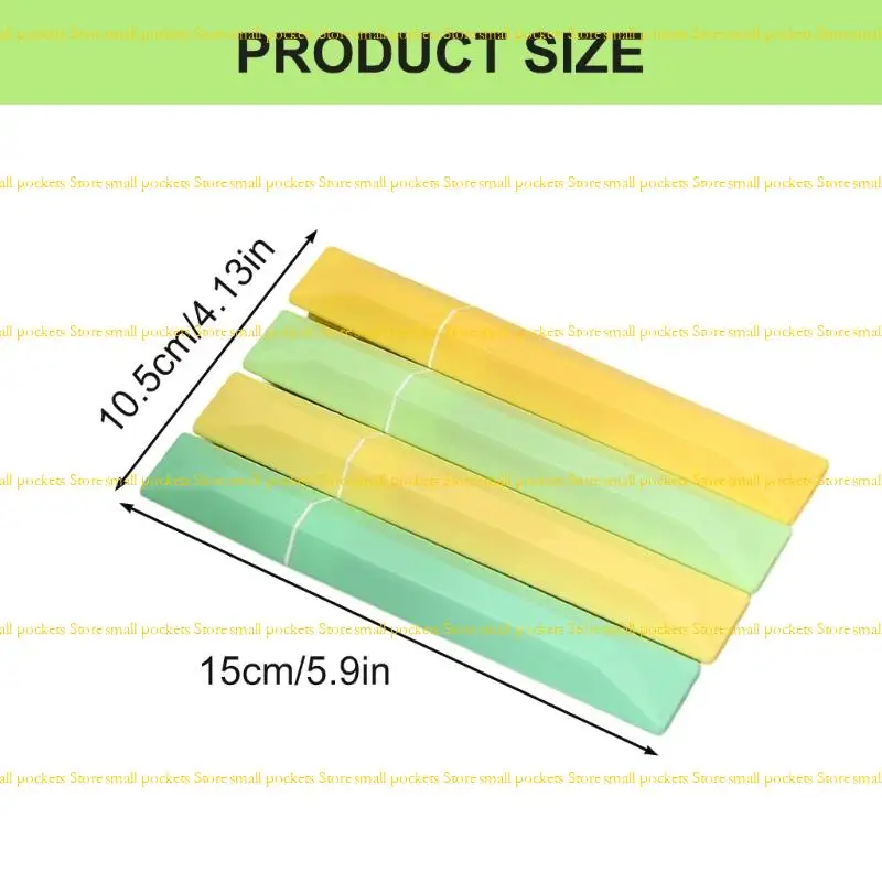 مجموعة R1WD مكونة من 4 أقلام تحديد ذات طرف ناعم محفور، 4 أقلام تحديد ملونة للتدوين اليومي لسكرابوكينغ والترميز اللوني #6