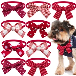 50pcs Bulk Dog Bowtie For Small Dogs Cats Bow Tie/Bowties Fashion Pet Dog Grooming Accessories Dog Supplies For Small Dogs