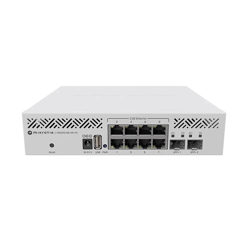 MikroTik CRS310-8G+2S+IN Layer 3 NMS Routes switches