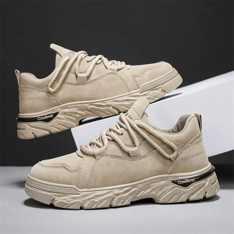 

Осенние кроссовки для мужчин, массивные кроссовки, рабочая одежда, мужская спортивная мужская обувь на платформе для тенниса, тенденции 2025, комфортный скейтборд