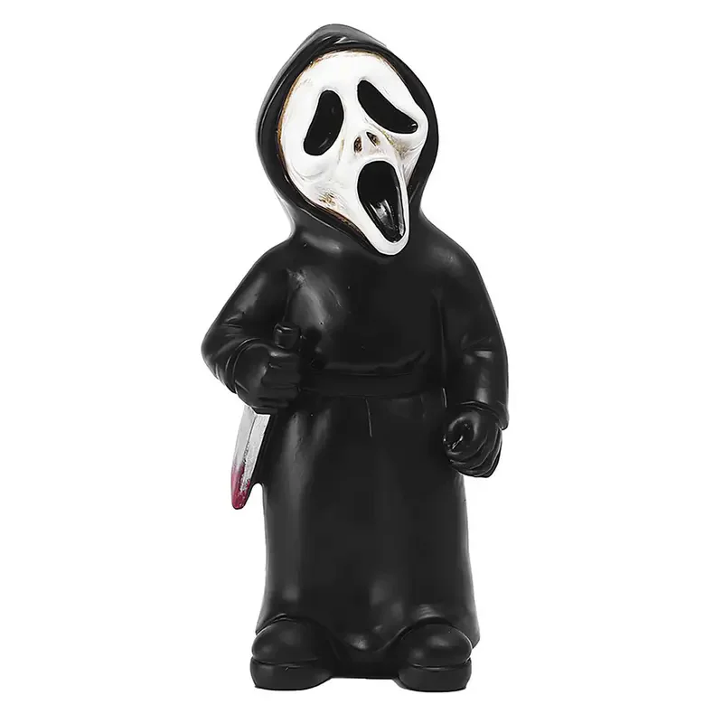 فيلم رعب حديقة التماثيل الديكور ، تمثال في الهواء الطلق ، كابوس ، جيسون ، مايكل مايرز التماثيل ، ديكور الحديقة ، زينة الهالوين