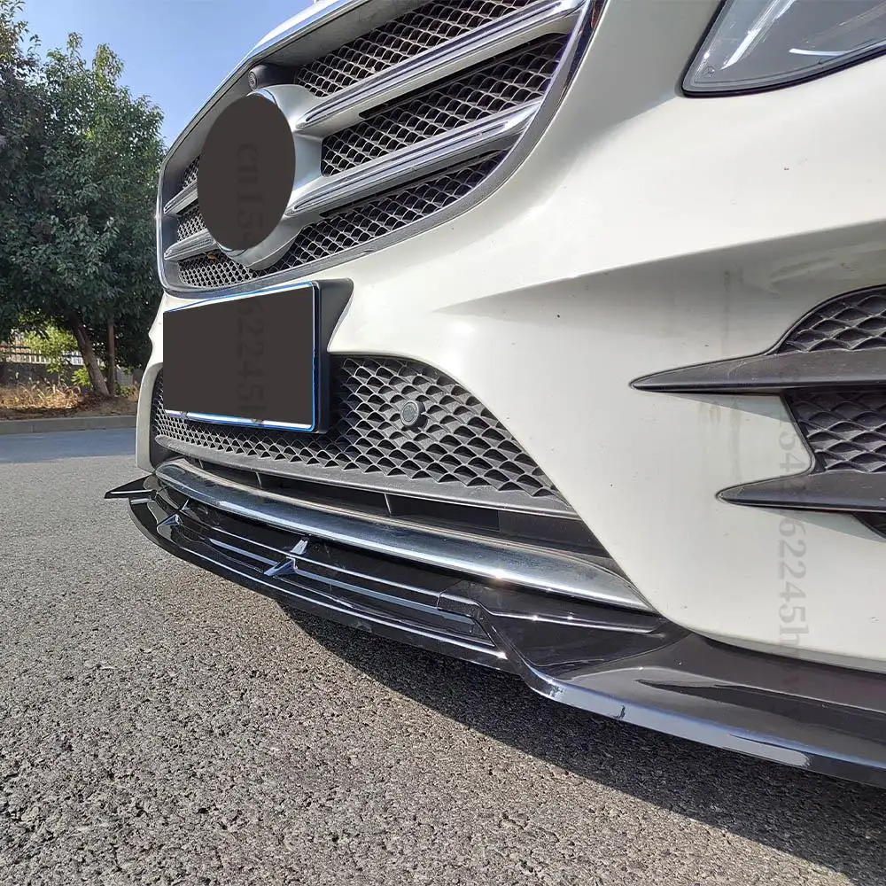 

Suitable for Mercedes Benz E W213 2016 2018 2019 2020 parts split front bumper lip and chin styling cosmetic surgery