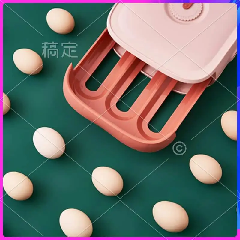 

NEW-Egg Storage Container Refrigerator Drawer Type Egg Tray Refrigerator Organizer Food Container Kitchen Accessories