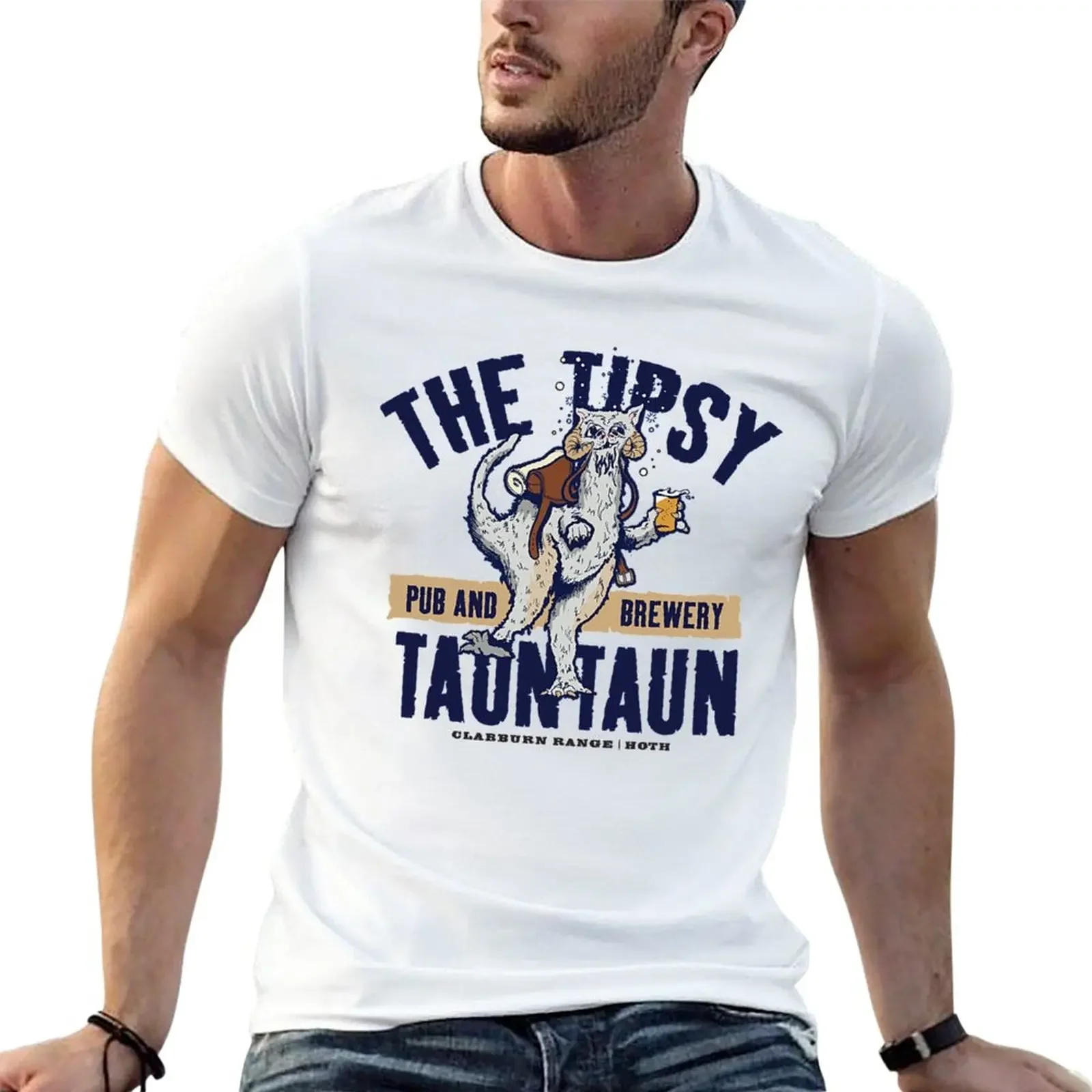 New The Tipsy Tauntaun T-Shirt boys animal print graphic shirts new edition Blouse workout shirts for men