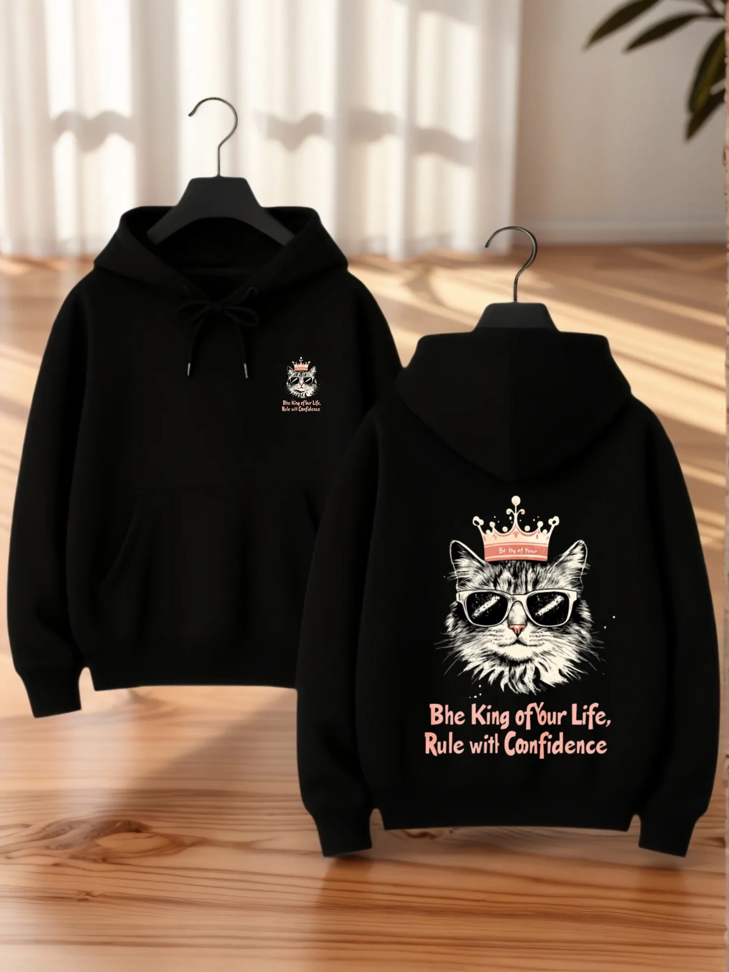 Mama Letter Print Graphic Hoodie, Casual Aesthetic Style, Fleece Lined, Fall Winter Outfit, For Women