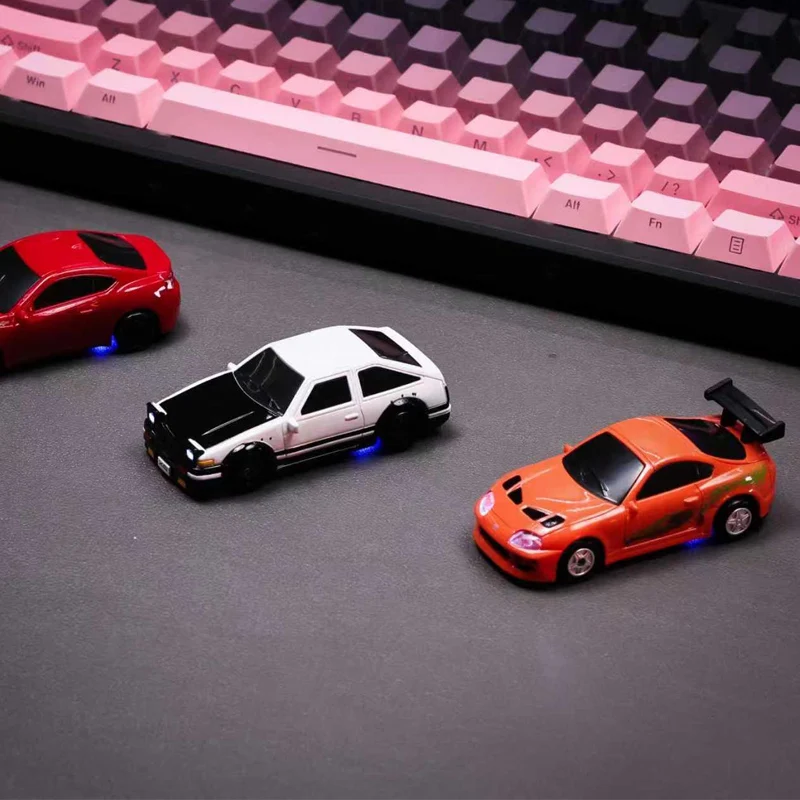 Carro de deriva rc 1/64 ae86 mini desktop controle remoto 2.4g veículo de corrida à deriva brinquedo elétrico meninos carros presente aniversário