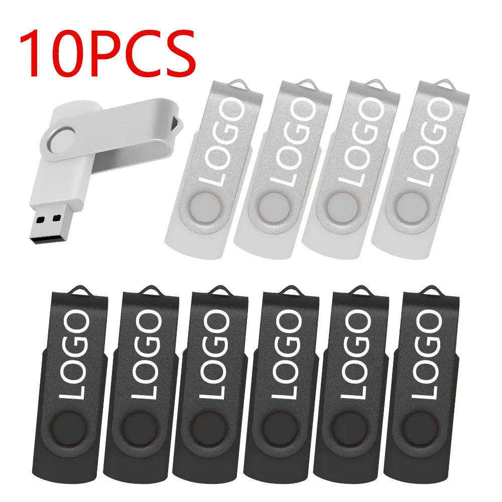 

10PCS/Lot Hight Quality USB Flash Drive Pen Drive 4GB 8GB 16GB 32GB Usb Pendrive 64gb Memory Stick Real Capacity U Disk Cle Usb