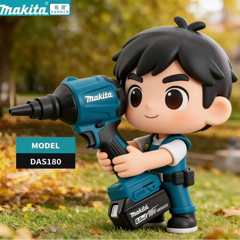 🪳Makita🪳🪳🪳 DAS180 drill 18v brush rechargeable air dust collector cleaning blowing wireless lithium battery inflato DAS180 M