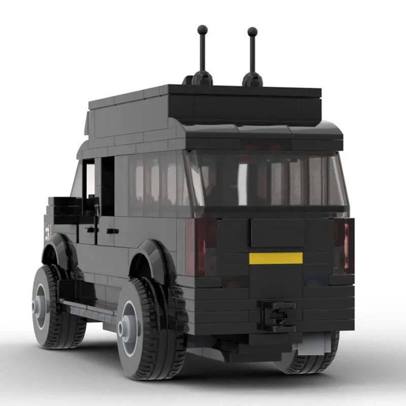 282 Pezzi Mattoncini per Veicoli Blindati, Piastra Antiproiettile Suberban, Mezza Motorata MOC, Costruzione Modulare Personalizzabile, Giocattolo Fai-da-Te per Ragazzi, Regalo di Natale
