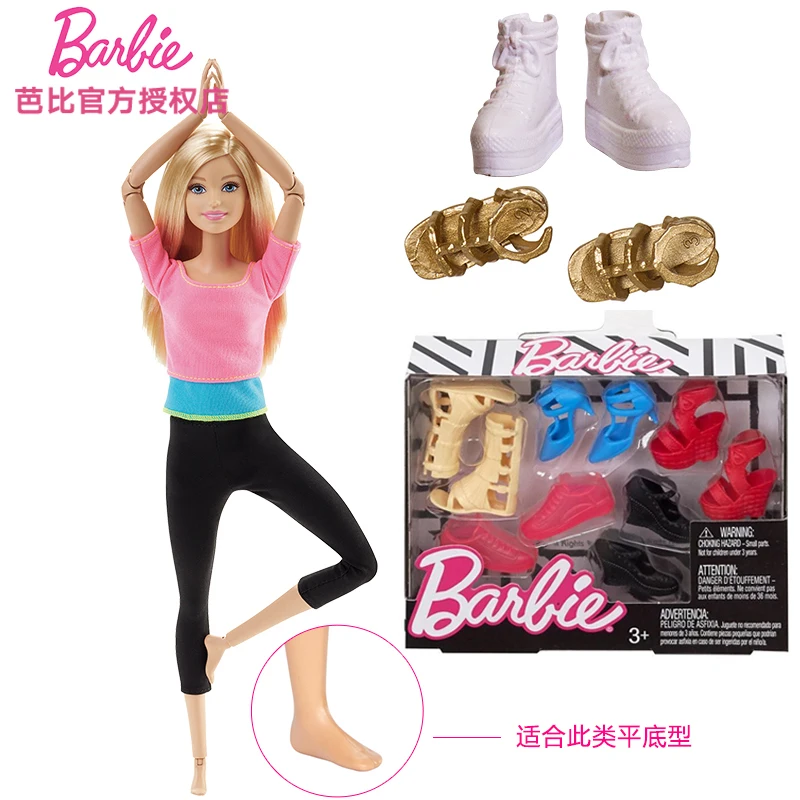 

【In Stock】Barbie Doll Barbie Wardrobe Fashion Single Shoe Combination Barbie Clothes Shoes Girl Princess Toys