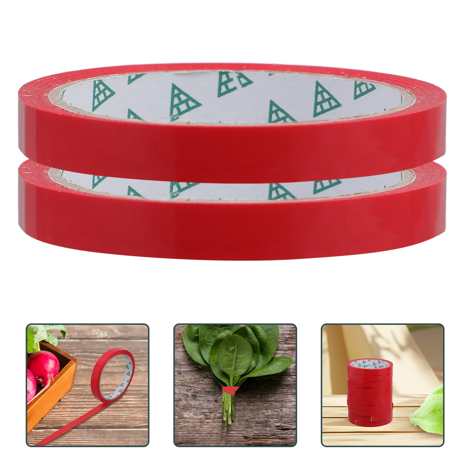 

10 Pcs Vegetable Tape Food Sealing Bag Neck Sealer Moving Packing Red Fruits and Vegetables