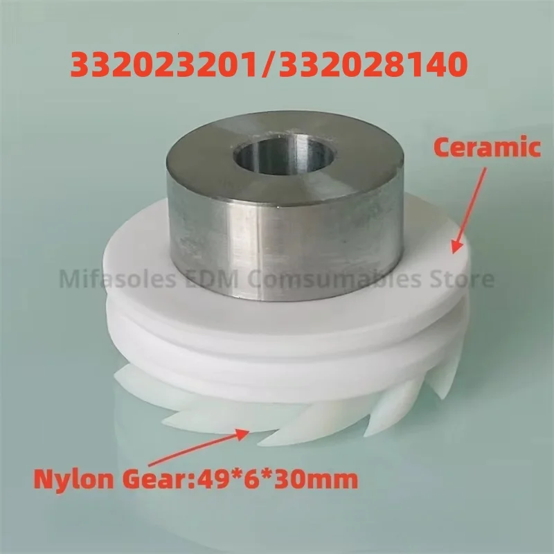 EDM 332023201 Lower component Roller 332028140 Reversion Roller For Agie Charmilles Series Wire Cutting Machine Parts