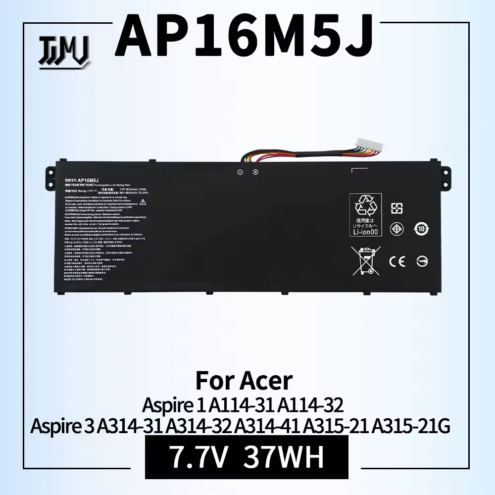 AP16M5J מחשב נייד סוללה עבור Acer Aspire 1 A114-31 A114-32 3 A314-31 A314-32 A314-41 A315-21 A315-21G A315-22 A315-31 A315-32