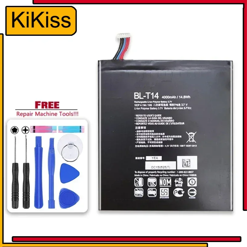 New Tablet Battery BL-T14 For LG GPAD G Pad 8.0 V480 V495 V496 V490 Replacement Rechargable Batteries 4000mAh BLT14 BL T14