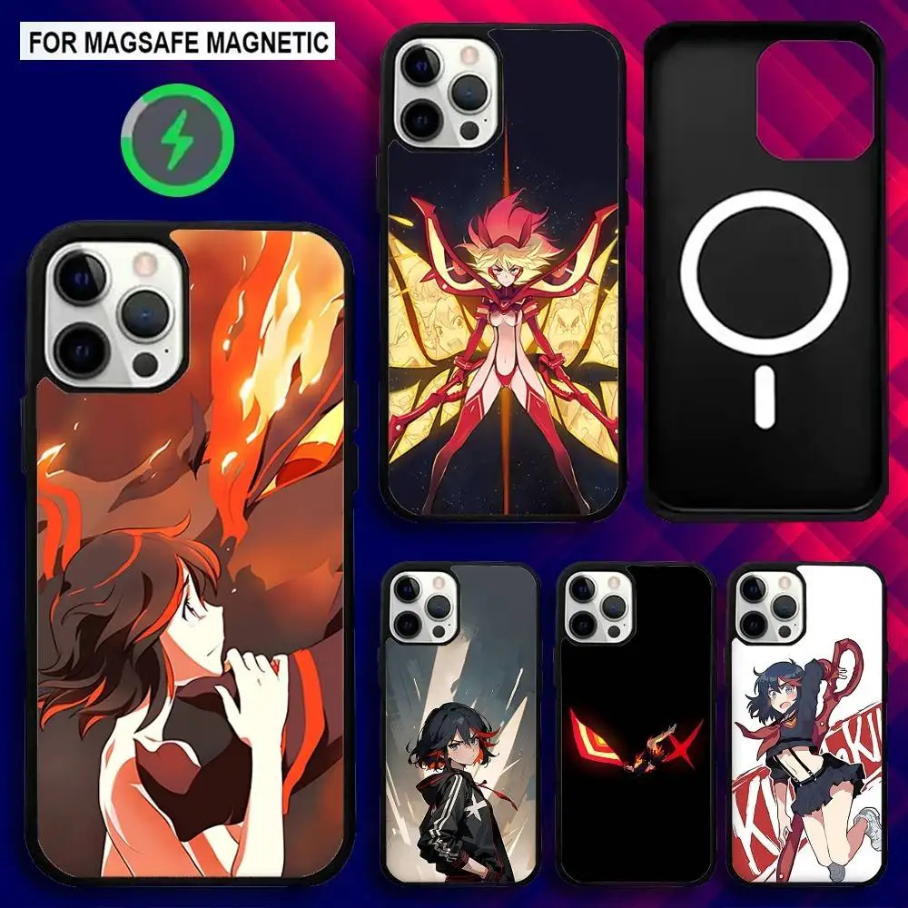 

Anime GIRL K-Kill La Kill Phone Case For iPhone 17,16,15,14,13,12,11,Pro,Max,Plus,Mini,SE4,E Magnetic Magsafe Wireless Charging