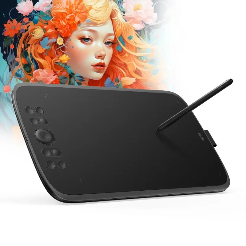 M908 Large Screen Drawing Board, Equipped with 8 Shortcut Keys, Supports 16K Pressure Sensitivity