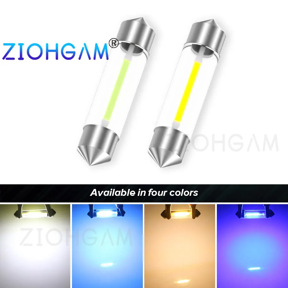 

ZIOHGAM 6V 12V 24V Led Bulb C10W C5W 31mm Festoon 36mm 39mm 28mm 41mm 31 mm Lamp Warm White Dome Trunk Truck Car Interior Light