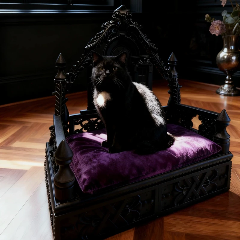 Mysterious Door European Cat Nest French Cat Nest Pet  Gothic Wind Cat Nest/Ins Wind Pet  Kennel